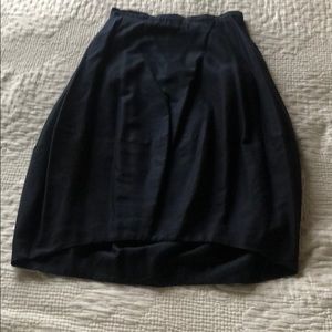 Navy skirt